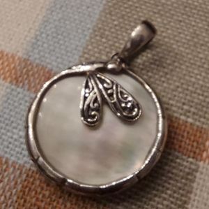 Dragonfly MOP Pendant 925